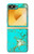 S2377 Turquoise Gemstone Texture Graphic Printed Case For Samsung Galaxy Z Flip 6, Flip 7 FE