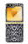S2855 White Rattle Snake Skin Graphic Printed Case For Samsung Galaxy Z Flip 6, Flip 7 FE