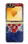 S3313 Croatia Flag Vintage Football Graphic Case For Samsung Galaxy Z Flip 6, Flip 7 FE S3313 Croatia Flag Vintage Football Graphic Case For Samsung Galaxy Z Flip 6, Flip 7 FE