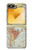 S3418 Vintage World Map Case For Samsung Galaxy Z Flip 6, Flip 7 FE