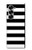 S1596 Black and White Striped Case For Samsung Galaxy Z Fold 6