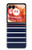 S2767 Navy White Striped Case For Motorola Razr 70,60,50, Razr (2026, 2025, 2024)