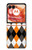 S3421 Black Orange White Argyle Plaid Case For Motorola razr 2024, Motorola razr 2024, Motorola Razr 50