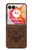 S2529 Leo Zodiac Tattoo Brown Graphic Print Case For Motorola razr+ 2024, Motorola Razr 50 Ultra