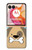S2669 Cute Dog Paws Bones Cartoon Case For Motorola razr+ 2024, Motorola Razr 50 Ultra