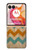S3033 Vintage Wood Chevron Graphic Printed Case For Motorola razr+ 2024, Motorola Razr 50 Ultra