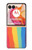 S3799 Cute Vertical Watercolor Rainbow Case For Motorola razr+ 2024, Motorola Razr 50 Ultra