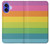 S2363 Rainbow Pattern Case For iPhone 16