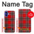S2374 Tartan Red Pattern Case For iPhone 16