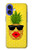 S2443 Funny Pineapple Sunglasses Kiss Case For iPhone 16
