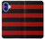 S2638 Black and Red Striped Case For iPhone 16
