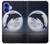 S3510 Dolphin Moon Night Case For iPhone 16