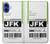 S3664 Airline Travel Luggage Label Case For iPhone 16