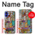 S3879 Retro Music Doodle Case For iPhone 16