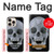 S1286 Diamond Skull Case For iPhone 16 pro