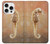 S2674 Seahorse Skeleton Fossil Case For iPhone 16 pro