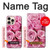 S2943 Pink Rose Case For iPhone 16 pro