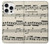 S3082 Music Sheet Case For iPhone 16 pro