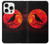 S3328 Crow Red Moon Case For iPhone 16 pro