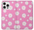S3500 Pink Floral Pattern Case For iPhone 16 pro
