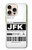 S3664 Airline Travel Luggage Label Case For iPhone 16 pro