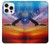 S3841 Bald Eagle Flying Colorful Sky Case For iPhone 16 pro