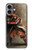 S0796 Japan Red Samurai Case For iPhone 16 plus