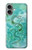S2653 Dragon Green Turquoise Stone Graphic Case For iPhone 16 plus