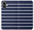 S2767 Navy White Striped Case For iPhone 16 plus