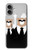S3557 Bear in Black Suit Case For iPhone 16 plus