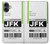 S3664 Airline Travel Luggage Label Case For iPhone 16 plus