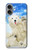 S3794 Arctic Polar Bear and Seal Paint Case For iPhone 16 plus