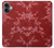 S3817 Red Floral Cherry blossom Pattern Case For iPhone 16 plus