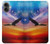 S3841 Bald Eagle Flying Colorful Sky Case For iPhone 16 plus