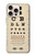 S2502 Eye Exam Chart Decorative Decoupage Poster Case For iPhone 16 pro max