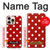 S2951 Red Polka Dots Case For iPhone 16 pro max