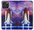 S3913 Colorful Nebula Space Shuttle Case For iPhone 16 pro max