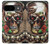 S0753 Skull Wing Rose Punk Case For Google Pixel 9