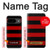 S2638 Black and Red Striped Case For Google Pixel 9