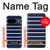 S2767 Navy White Striped Case For Google Pixel 9