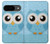 S3029 Cute Blue Owl Case For Google Pixel 9 S3029 Cute Blue Owl Case For Google Pixel 9