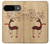 S3081 Wooden Raindeer Graphic Printed Case For Google Pixel 9