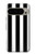 S2297 Black and White Vertical Stripes Case For Google Pixel 9 Pro