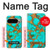 S2688 Aqua Copper Turquoise Gemstone Graphic Case For Google Pixel 9 Pro