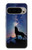 S3555 Wolf Howling Million Star Case For Google Pixel 9 Pro