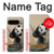 S2210 Panda Fluffy Art Painting Case For Google Pixel 9 Pro XL