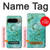 S2653 Dragon Green Turquoise Stone Graphic Case For Google Pixel 9 Pro XL