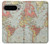 S3418 Vintage World Map Case For Google Pixel 9 Pro XL
