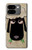 S2826 Cute Cartoon Unsleep Black Sheep Case For Google Pixel 9 Pro Fold