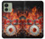S1431 Skull Drum Fire Rock Case For Motorola Edge (2023), Edge 40